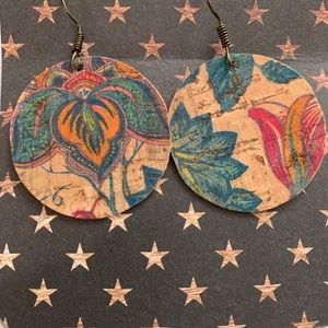 Handmade Floral Round Earring